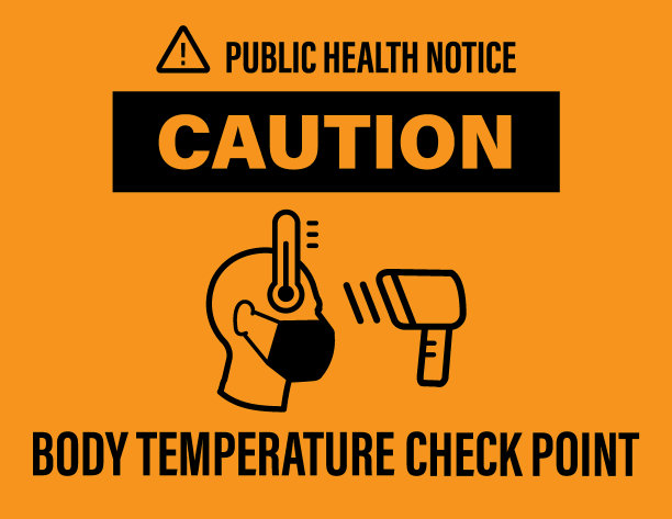 注意:体温检查点图片下载