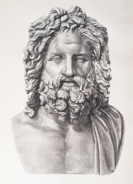 古罗马奥特里科里宙斯半身雕像图片下载