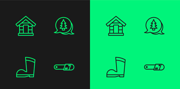 套线链锯防水橡胶靴狗图片下载