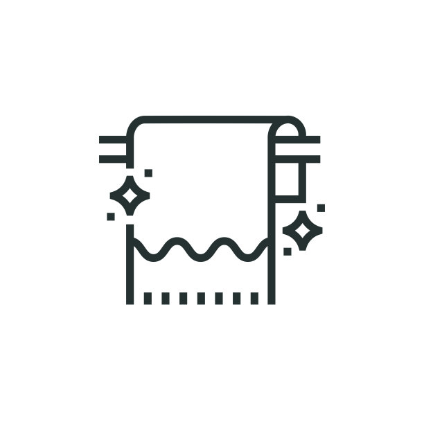 毛巾一行图标图片下载