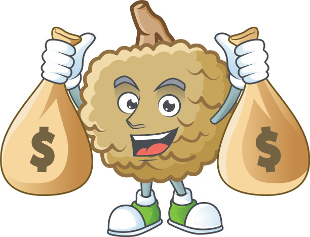 配钱袋香甜的马洛洛水果为设计图片下载