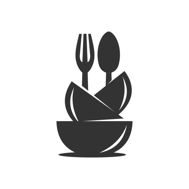 食品标识模板。图标插图品牌标识。孤立而扁平的插图。矢量图形图片下载