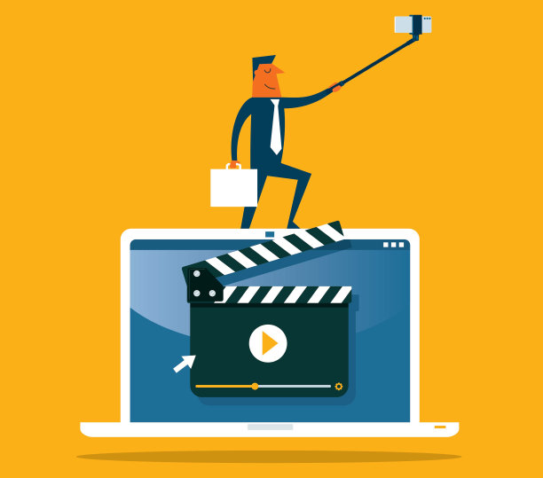 视频营销-笔记本电脑图片下载