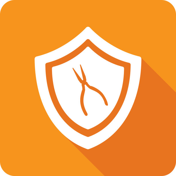 盾尖嘴钳图标剪影图片下载