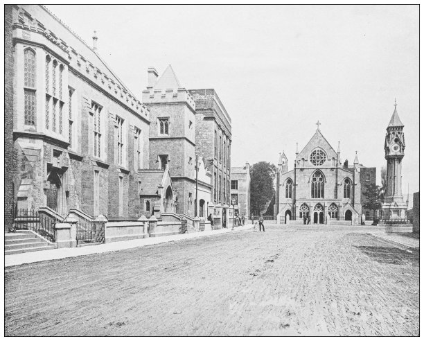 爱尔兰古董照片:佩里广场，利默里克图片下载