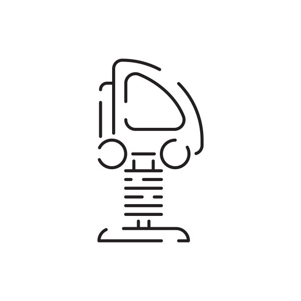 公园儿童游乐场线图标。五月柱旋转公园孩子玩线图标矢量。五月花柱旋转公园儿童游戏标志。孤立轮廓符号黑色插图图片下载