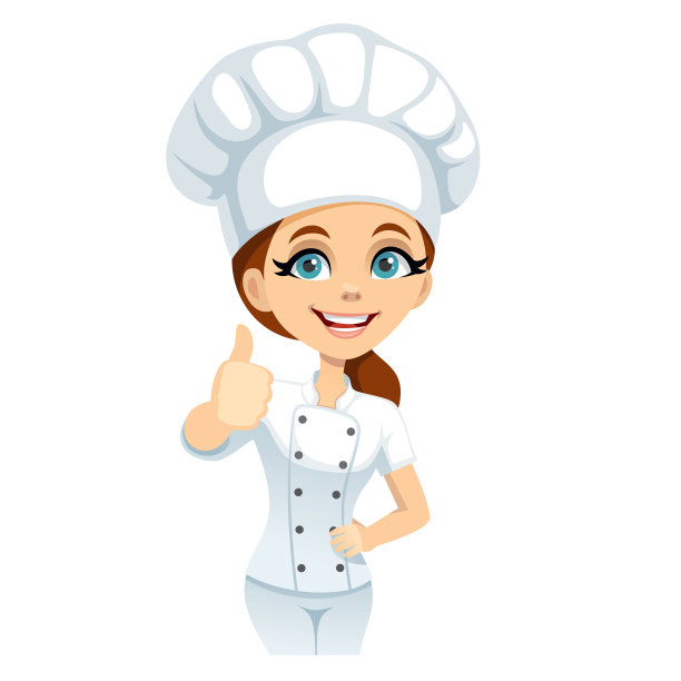厨师快乐女人图片下载