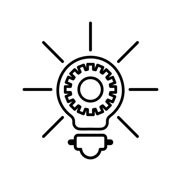 创意发展图标。线条、轮廓设计。图片下载