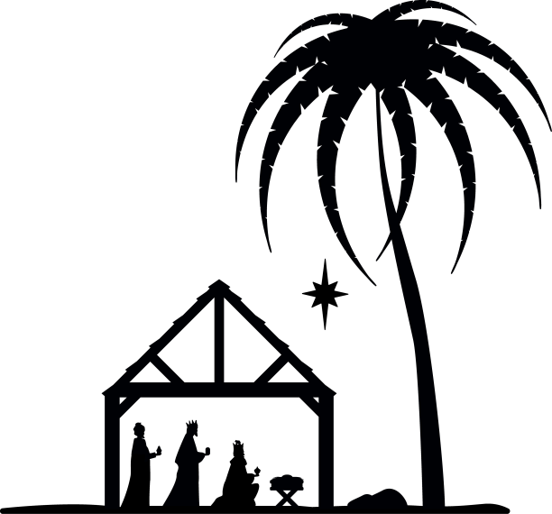 麦琪在耶稣旁边的马槽里图片下载