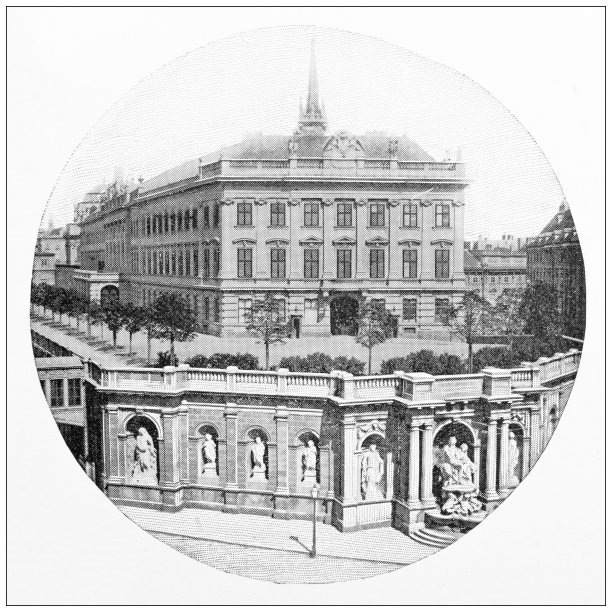 维也纳古玩旅行照片:古城墙图片下载