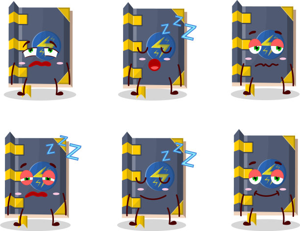 魔法与闪电书卡通人物图片下载