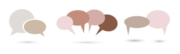 显示平面消息气泡的向量集图片下载