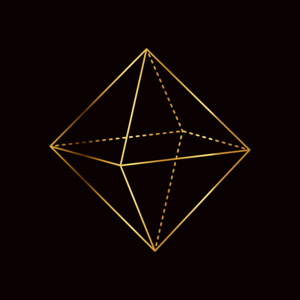 八面体神圣几何符号图片下载