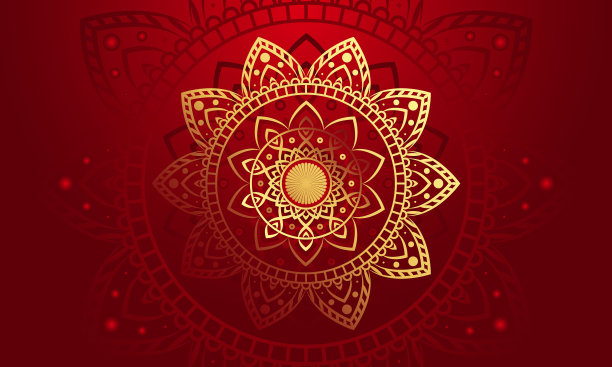 壁纸与金色豪华矢量背景图片下载