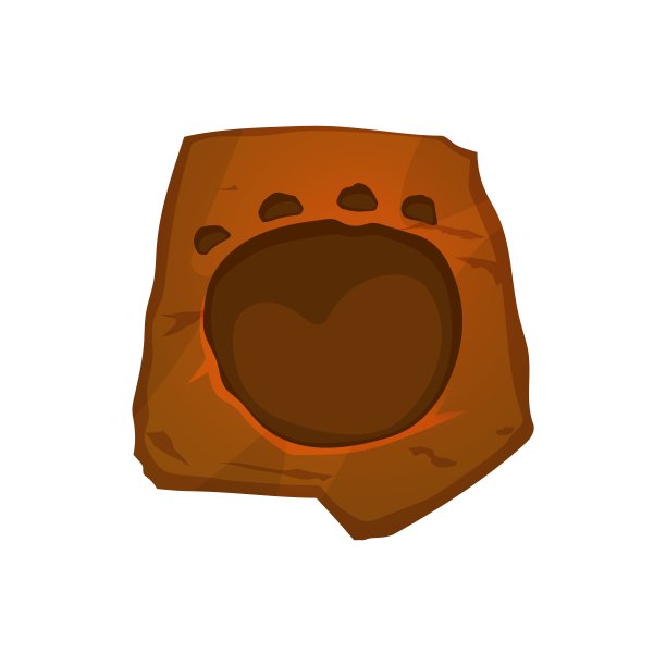 恐龙脚印，考古博物馆化石图片下载