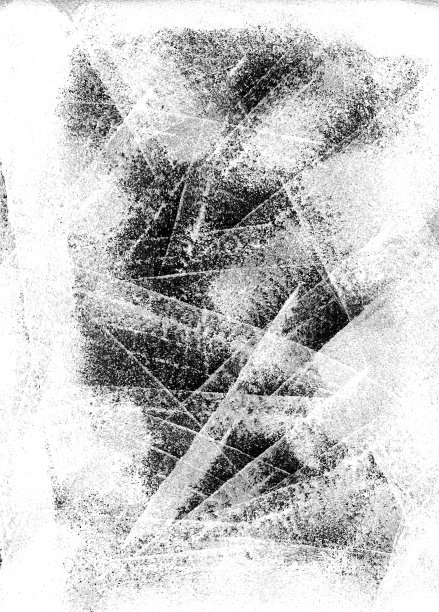 水平的画布表面手绘和白色油漆-抽象的背景插图矢量可见粗糙的结构-凌乱的组成与原始细节点点，狭窄和粗粗的线图片下载