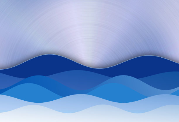 抽象蓝色梯度波背景。宣传册设计的模板。为您的美丽的宣传册设计和背景模板。图片下载