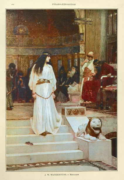 玛丽安离开希律的审判席图片下载