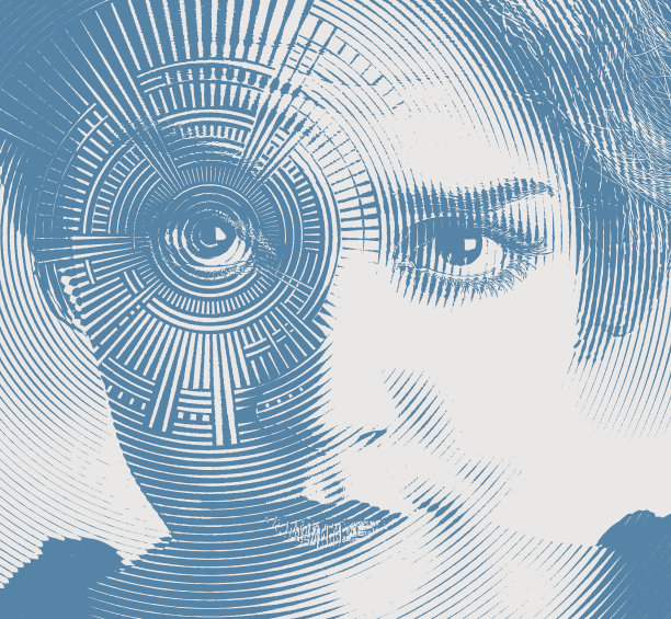 抑郁的女人带着傻笑的表情图片下载