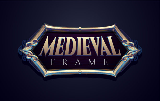 三维中世纪盾构图片下载