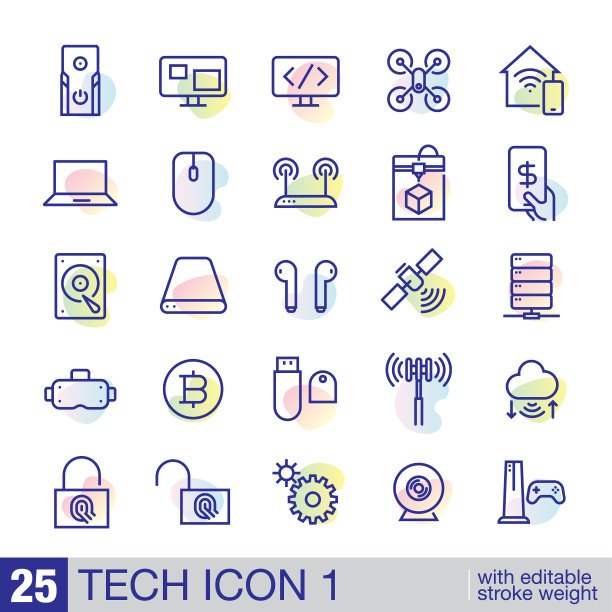 25技术线图标集1图片下载