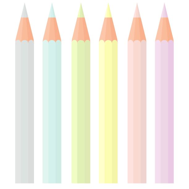 彩色铅笔。集。图片下载