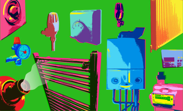 燃气，加热和燃料图标图片下载