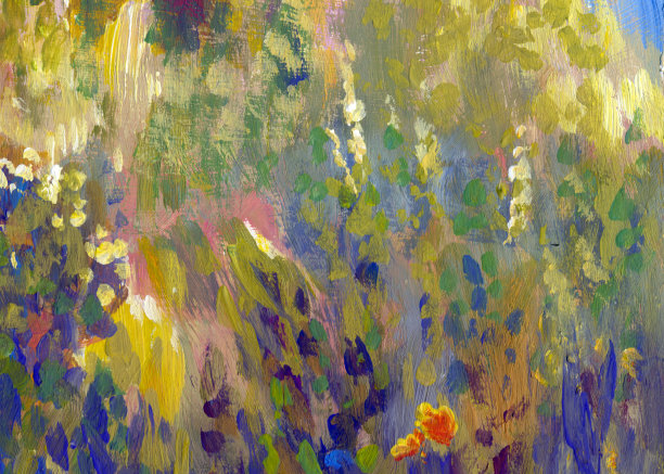 耀眼的阳光照在草地上图片下载