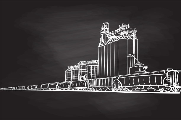 大草原加拿大景观黑板图片下载