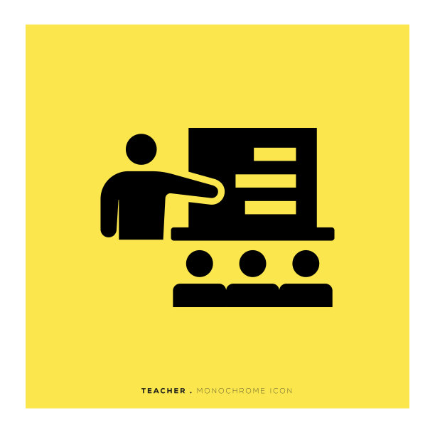 老师单色图标图片下载