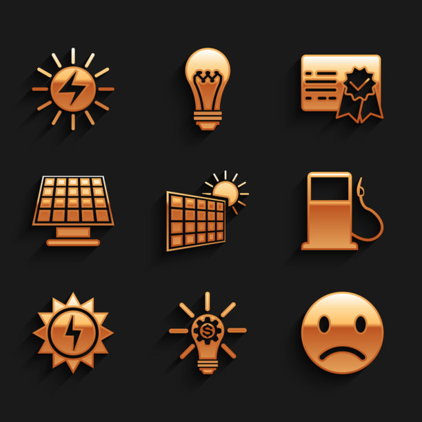 安装太阳能板和太阳能灯泡图片下载