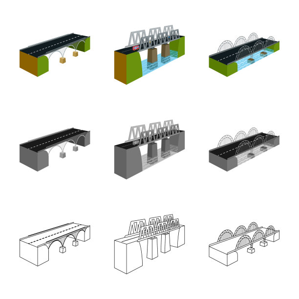 隔离对象连接和设计标志集图片下载