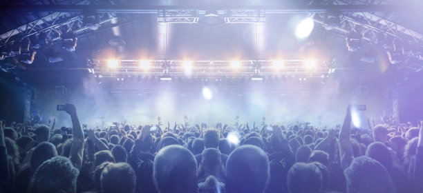 音乐会人群阶段图片下载