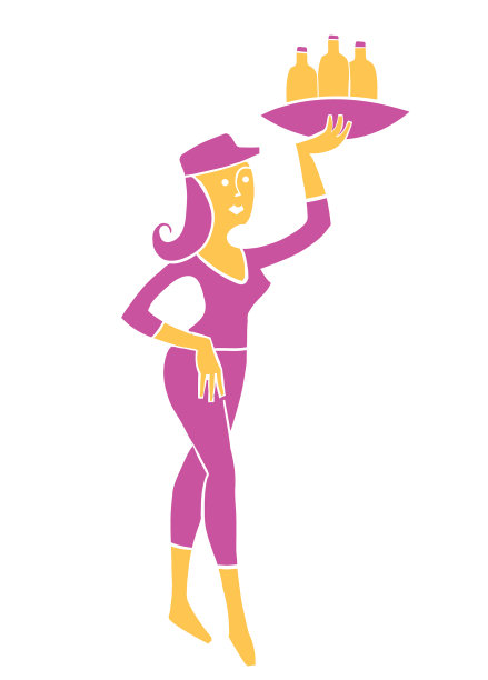 女服务员。图片下载