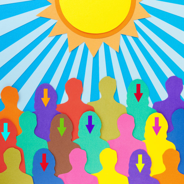 箭头的女性图片下载