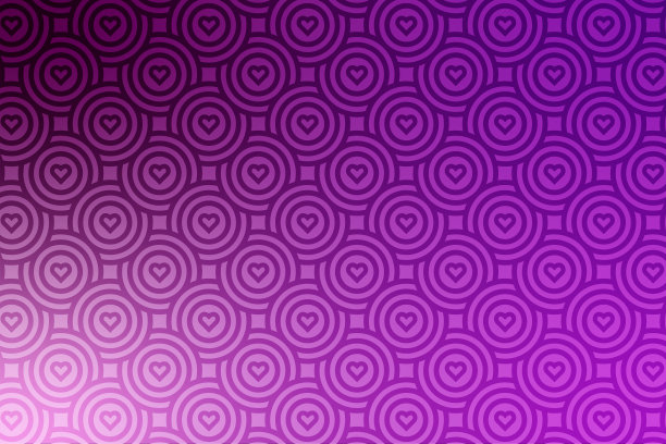 抽象造型概念设计背景。抽象的心和圆圈形状的背景。几何形状。抽象梯度彩色背景。矢量插图库存插图图片下载