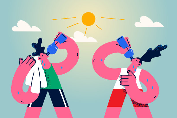 积极的生活方式和饮水的概念图片下载