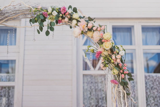 婚宴前的婚礼装饰图片下载