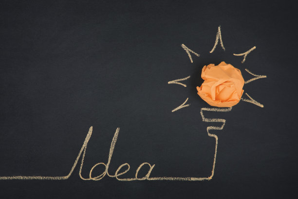 创新理念与灯泡图片下载