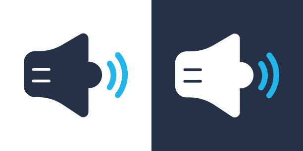 声音音量图标。固体图标矢量插图。用于网站设计，logo, app，模板，ui等。图片下载