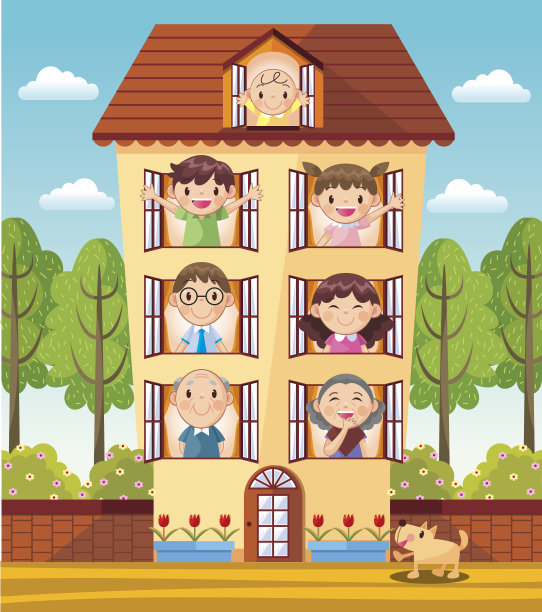 甜蜜的家庭图片下载