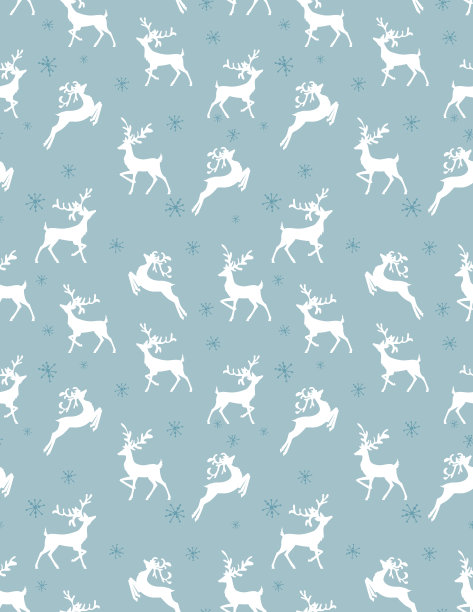 圣诞无缝背景图案图片下载