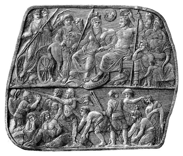 提比略的凯旋队伍。——奥古斯都典范图片下载