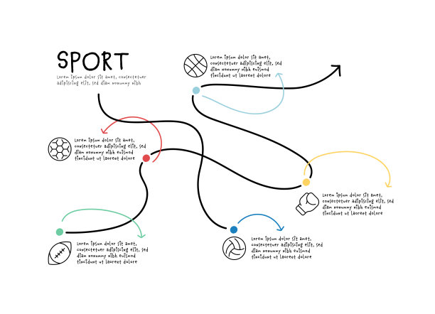 体育，篮球，足球，足球，体育，排球图标。图片下载