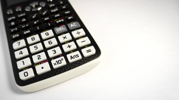 科学计算器的特写镜头图片下载
