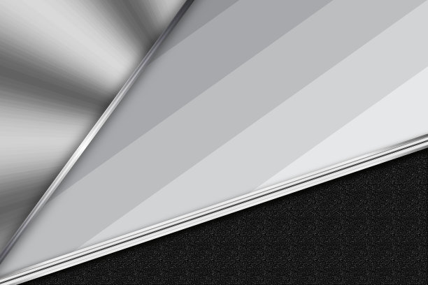 抽象的银色和黑色金属背景，拉丝和雕刻金属板装饰带。图片下载