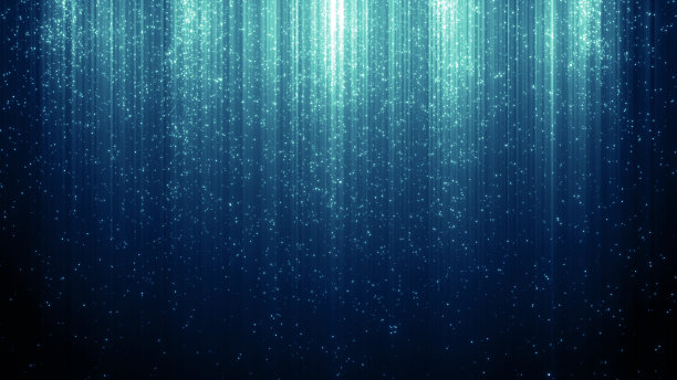 蓝色尘埃抽象光散景运动标题电影背景图片下载