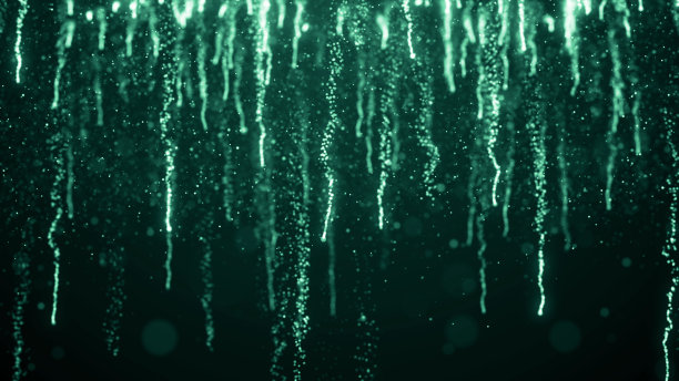 粒子尘埃抽象光散景运动标题电影背景图片下载