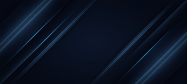 现代技术未来的背景条纹线与明亮的深蓝色背景效果图片下载