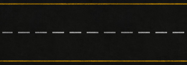 白色和黄色标记条纹的沥青全景路图片下载